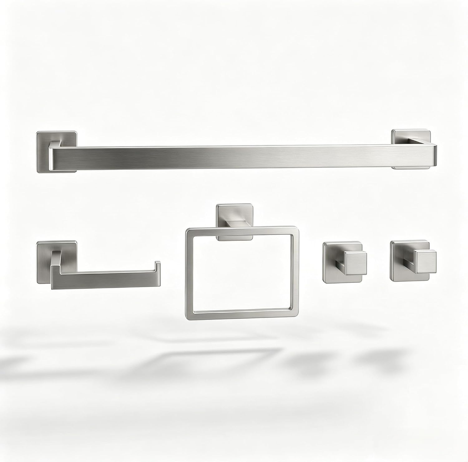 Nevado 5‑Piece Wall Mounted Bathroom Hardware Set
