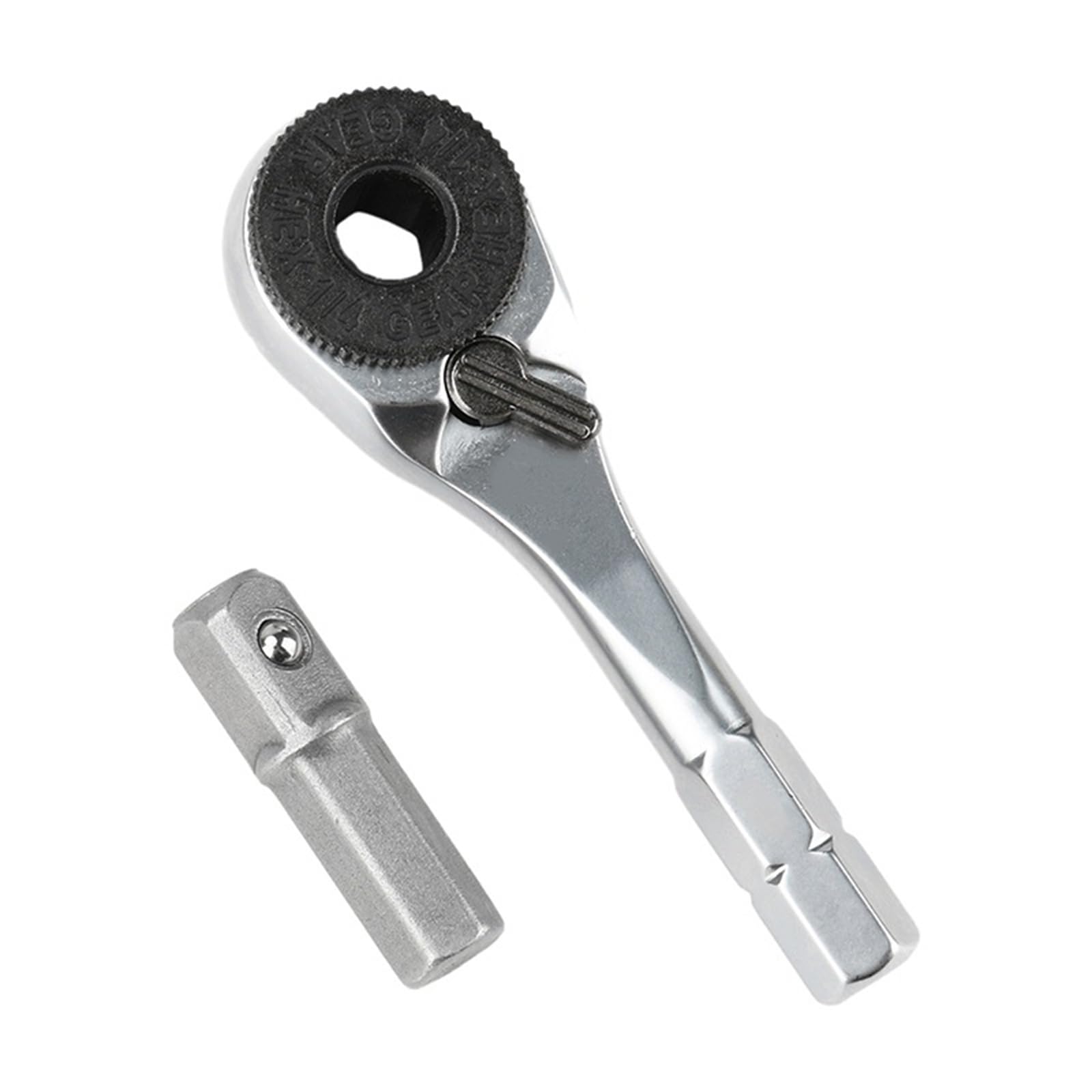 Tsophreniq 6.35Mm Ratcheting Screwdriver Ergonomic Grip, Corrosion-Resistant, Torque For Professional Repairs Hexagonal Torques Wrenches