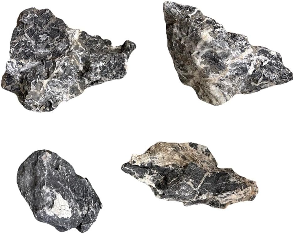 Premium Aquascaping Rocks for Freshwater & Planted Aquariums - Seiryu, Large 8"+, 35 lb