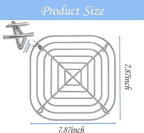 Miniatura 6 de Rejilla para verduras Ninja Crispi Air Fit para 4QT y 6 tazas de acero inoxidable de grado alimenticio Ninja Crispi, accesorios de repuesto para