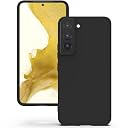 YATWIN Silicone Back Case for Samsung Galaxy S22 Plus, Soft-Touch Phone Back Cover for Samsung Galaxy S22 Plus - Black gallery image