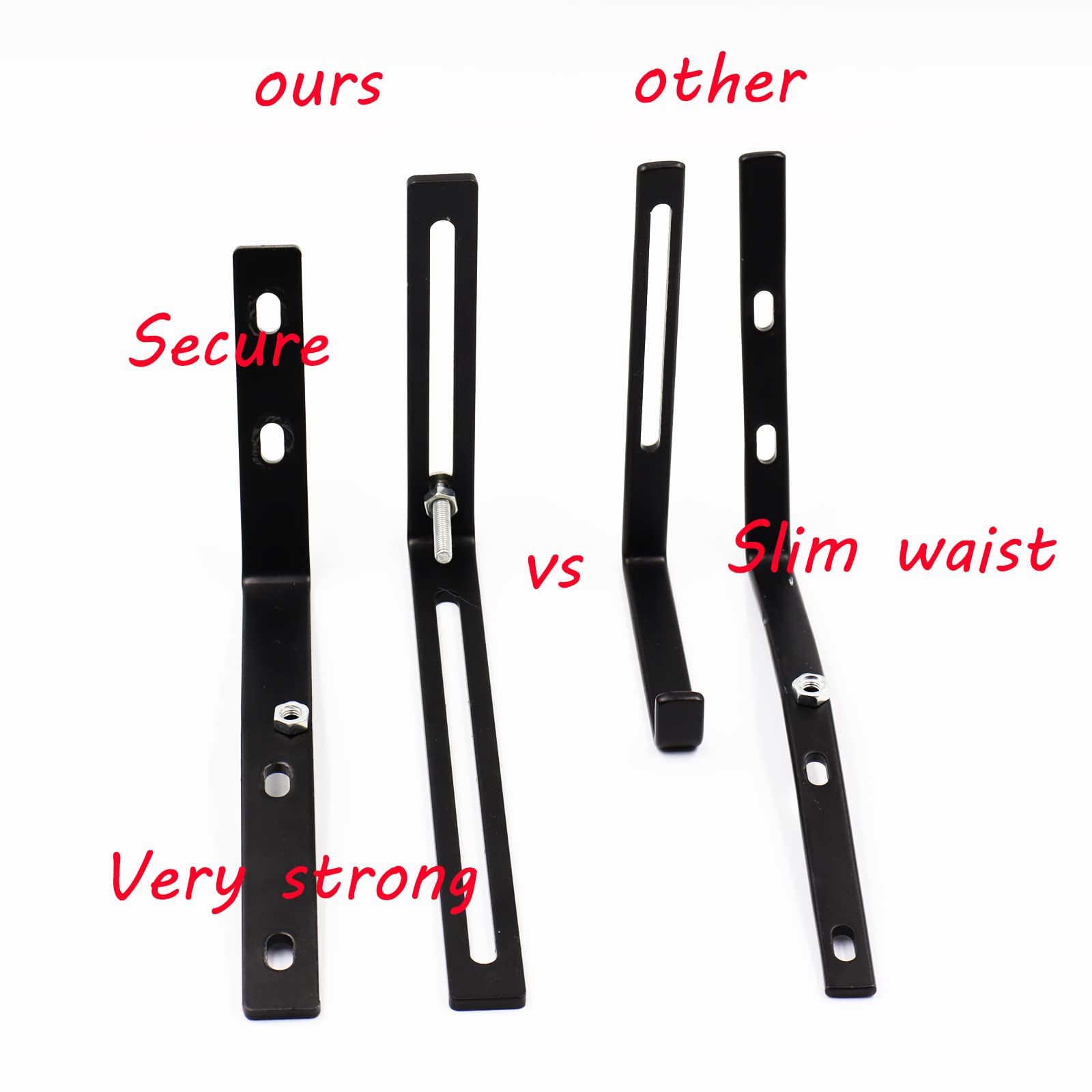 SOSFKIM Window Boxes Plantersï¼ŒDeck Railing Planter with Coco Linerï¼Œ24 inch Balcony Planters Railing Hanging (2 Pcs)