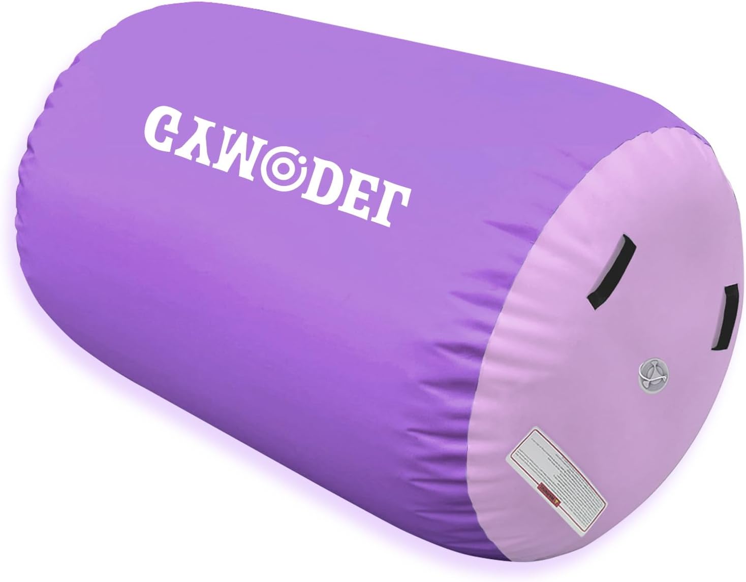 Air Roller Gymnastics Barrel Inflatable Tumbling Roller Air Mat, Air Barrel Gymnastics Tumble Track Mat with Pump for Backhandspring/Training Cheerleading/Yoga/Home and Outdoor Use