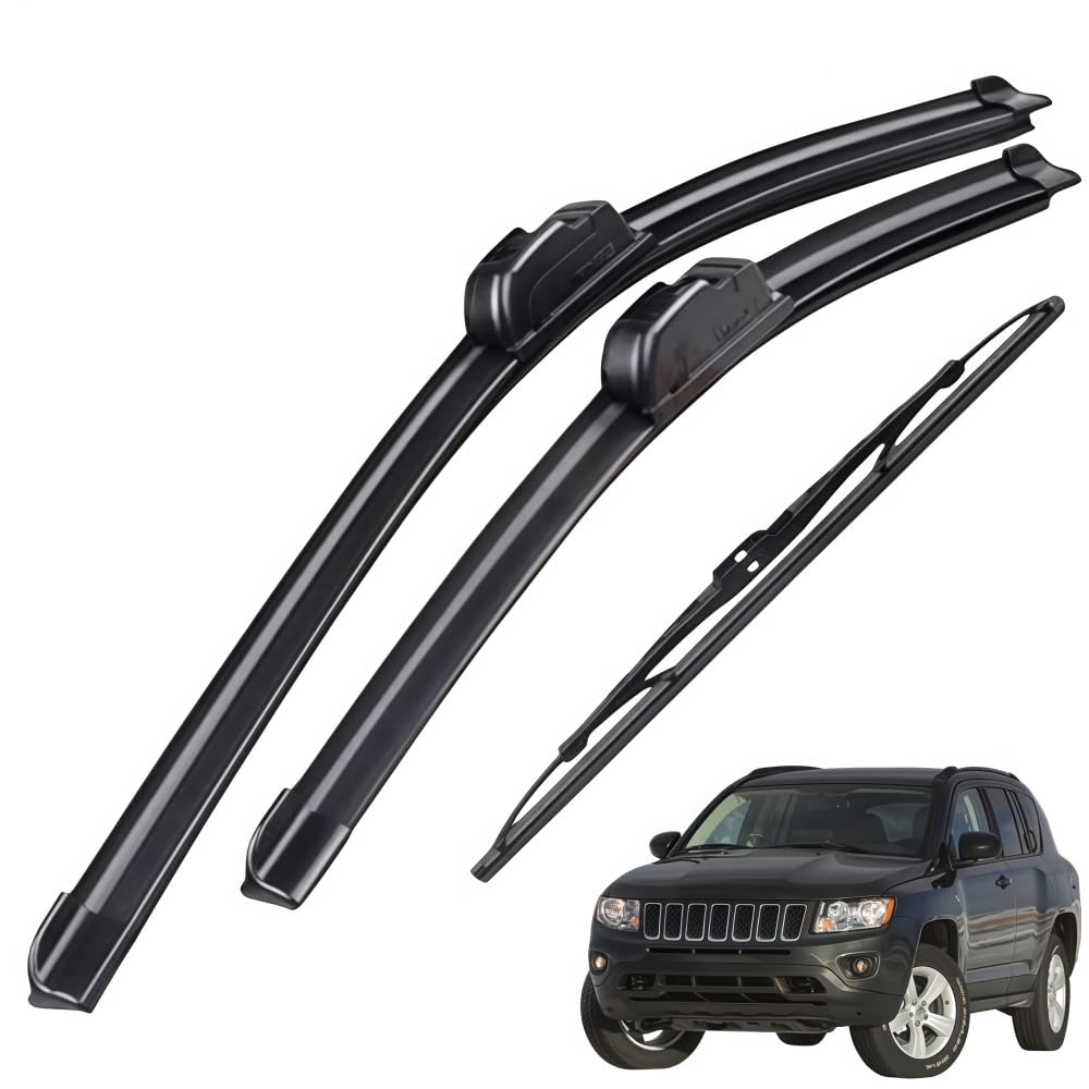 ocpcrn Car Windshield Wiper Blades for Jeep Compass MK49 2010,Premium All-Season Windshield Wiper Blades,Replacement Wiper Blades,Stable and Quiet