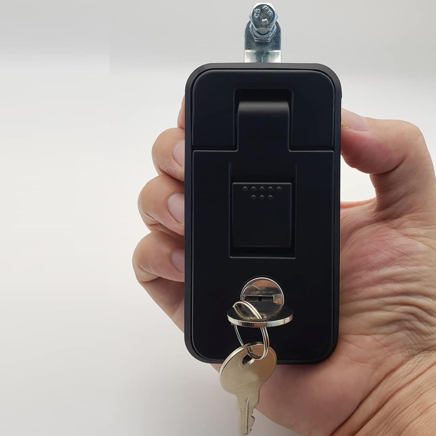 5 Packs Compression Lever Plane Lock with Keys ， Zinc Alloy Latch, Heavy Duty Security for RV Trailer Camper Caravan Motorhome Electric Cabinet Equipment Truck Yacht Fits 1-6mm Door Thickness