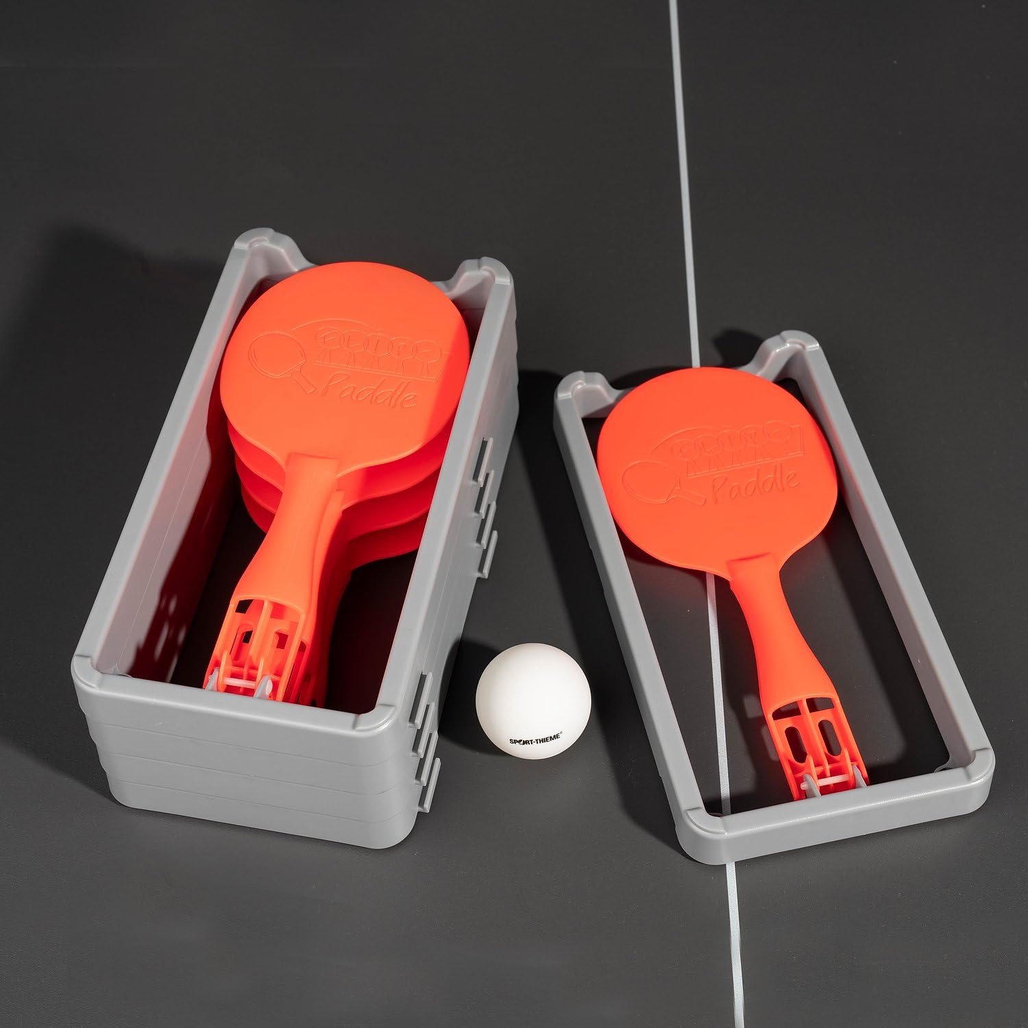 Tischtennis-Trainingshilfe Flip Paddle | Roboter für Aufschlag, Rückschlag und Platzierungsübungen | Ideal für Vereines-Sport | Einzelspieler oder Gruppentraining