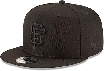 New Era MLB 9FIFTY Black Adjustable Snapback Hat Cap One Size Fits All