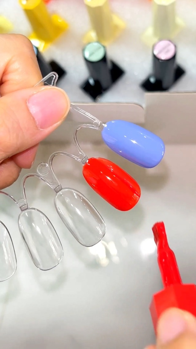 colorful_nails① 9/1日お取り置き Amazon.com: CANNI 30Pcs Gel Nail Polish Set - 9ML Summer Colors