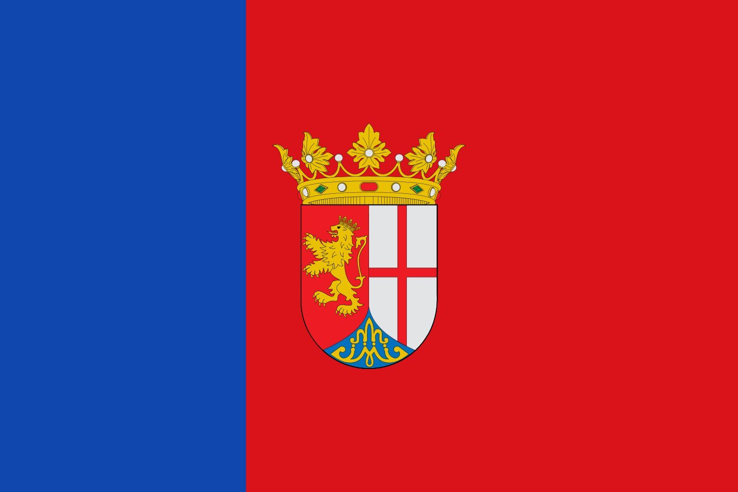 Drapeau XL El Burgo de Ebro pavillon Saragosse pour mât extérieur