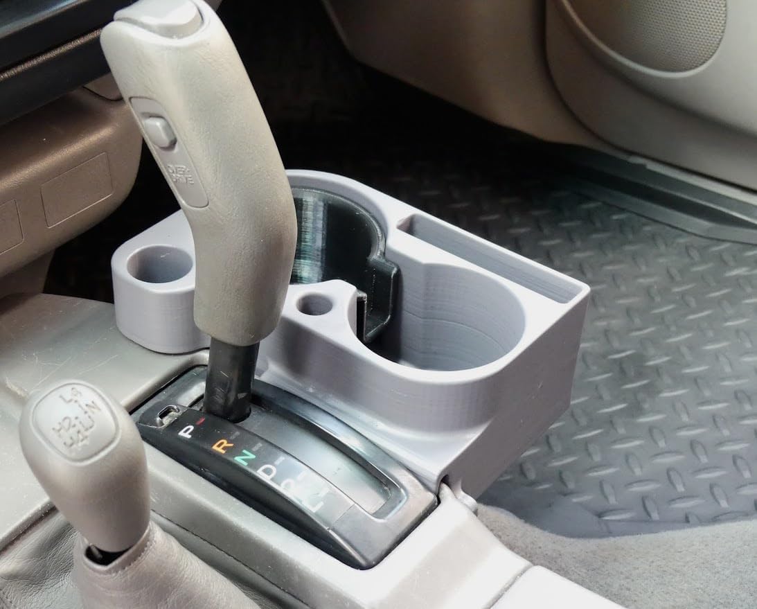 Double Cup Holder 1995-2004 Tacoma Compatible (Gray Manuatl Transmission)