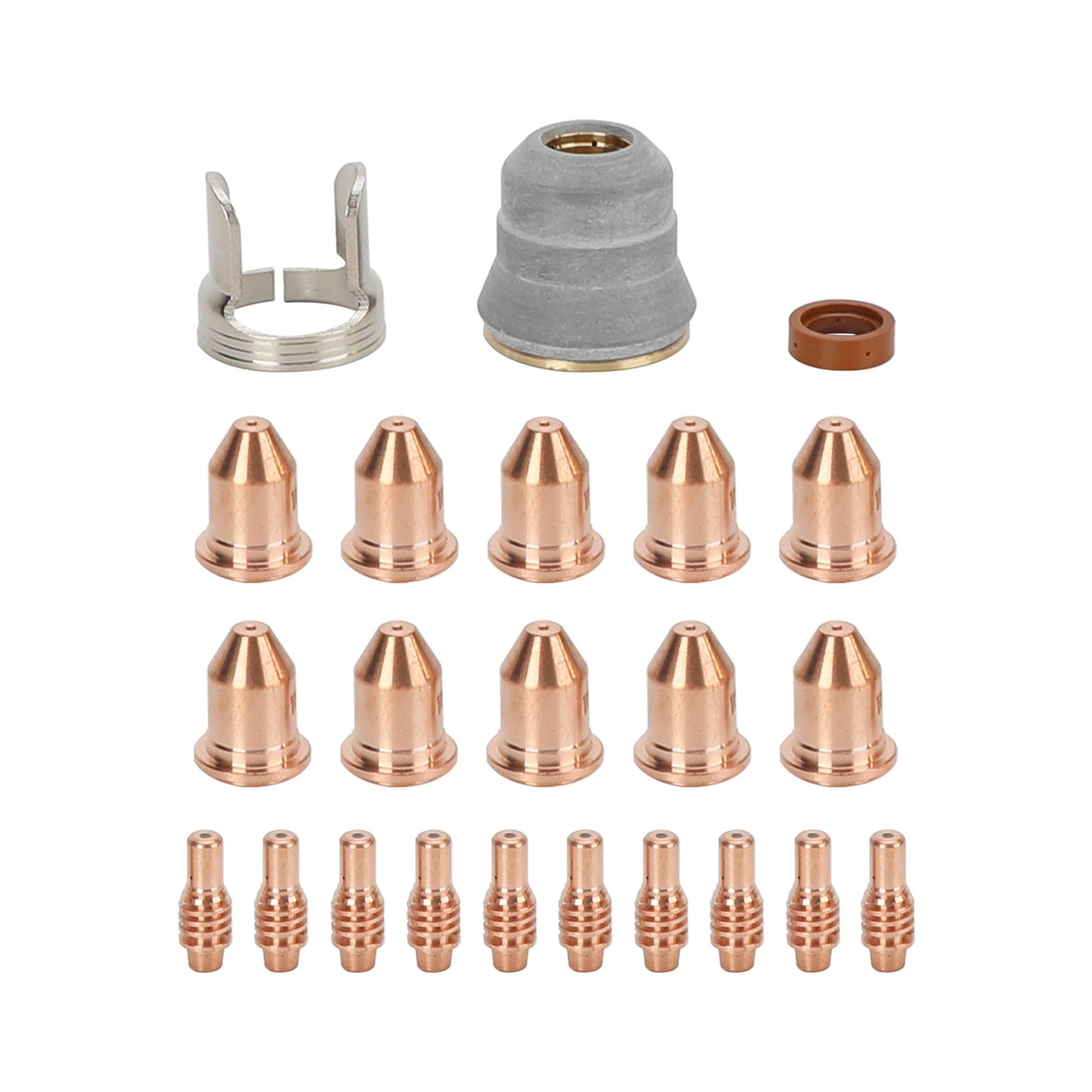Plasma Cutting Consumables for Plasma CUT60DN Torch IPT65, Non-HF Pilot Arc Plasma Cutting Torch Consumables