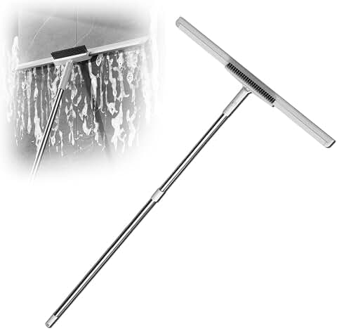 Squeegee for Floor, Multifunction with 49 Long Handle Air Broom as Seen on Tv, Broom for Pet Hair Cleans Glass,Fine Dust,Hair,Liquids