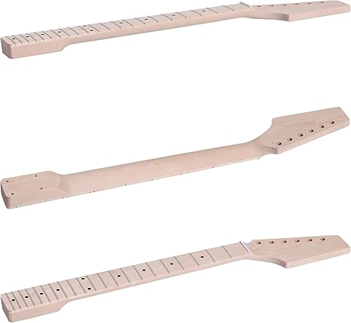 Vista 116 de Leo Jaymz - Juego para armar tú mismo tu guitarra eléctrica, cuerpo de caoba, mástil de arce, diapasón de ébano, incluye todos los componentes (BC)