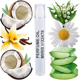 MIRIS No. 32478, Inspired by Coconut Passion, Long-Lasting Perfume Oil for Women Roll-On, Rollerball 0.34 Fl Oz / 10 ml