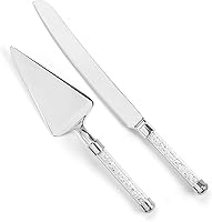 Vista 6 de Hortense B. Hewitt, Juego de servicio de corazón elegante con asas plateadas (27208ST)