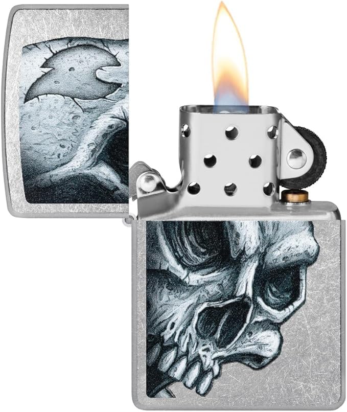 Zippo Encendedor Personalizado con Grabado y Diseño Calavera miniatura 4