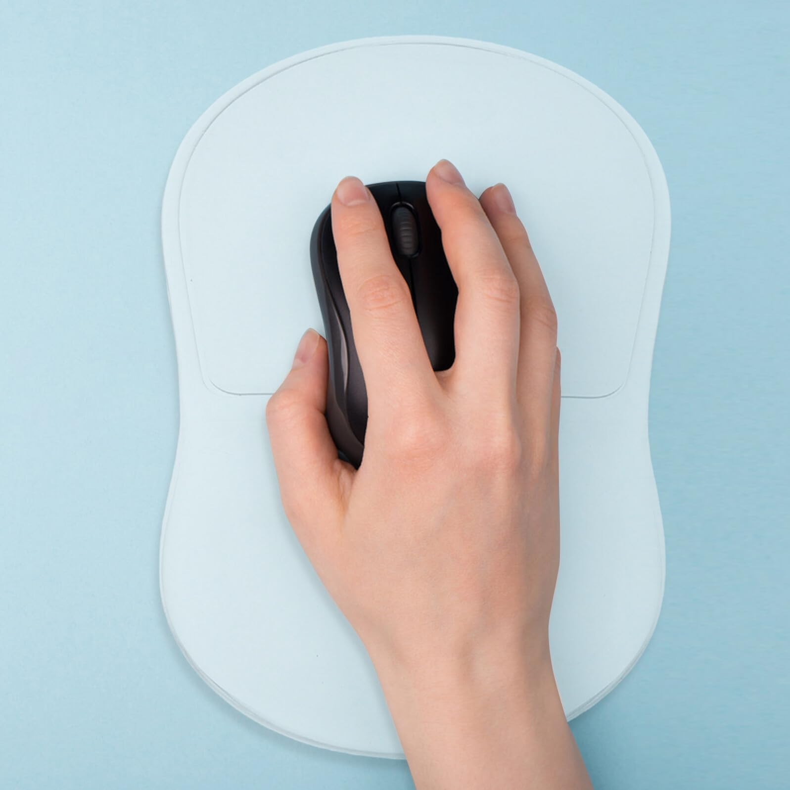 Handgelenkauflage Silikon Handgelenkauflage Mauspad Computermaus Maushandauflage Silikon Handgelenk Mauspad Kleines Ergonomisches Klare