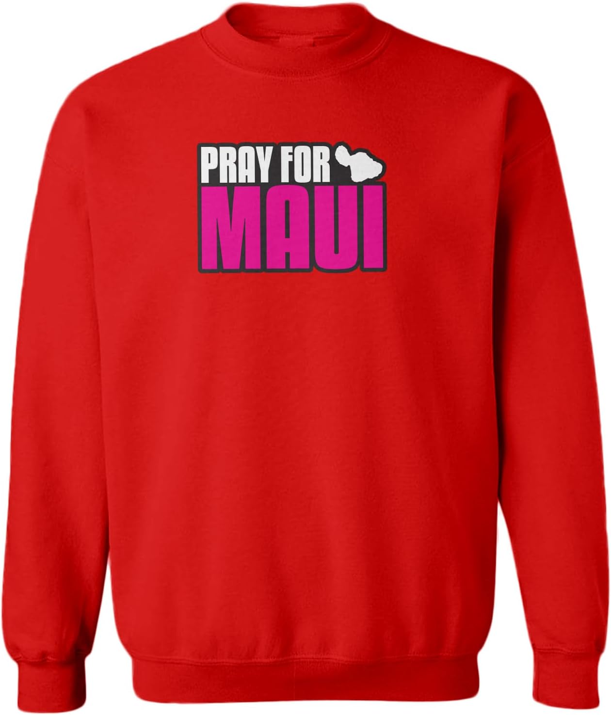 Haase Unlimited Pray For Maui - Hawaii Historic Flooding Toddler Fleece Crewneck Sweater
