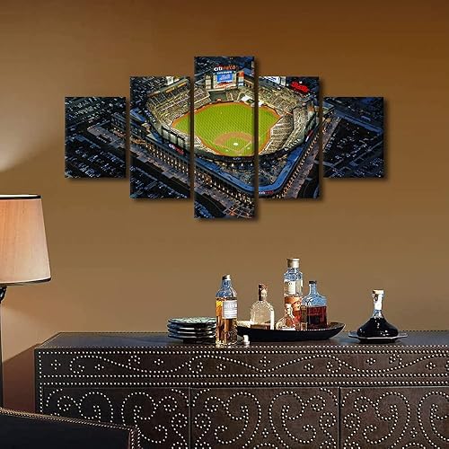 Miniatura 178 de Decoración de pared, lienzo para estadio deportivo de Estados Unidos, arte de pared moderno Fenway Park en Boston, arte de pared para oficina, sala
