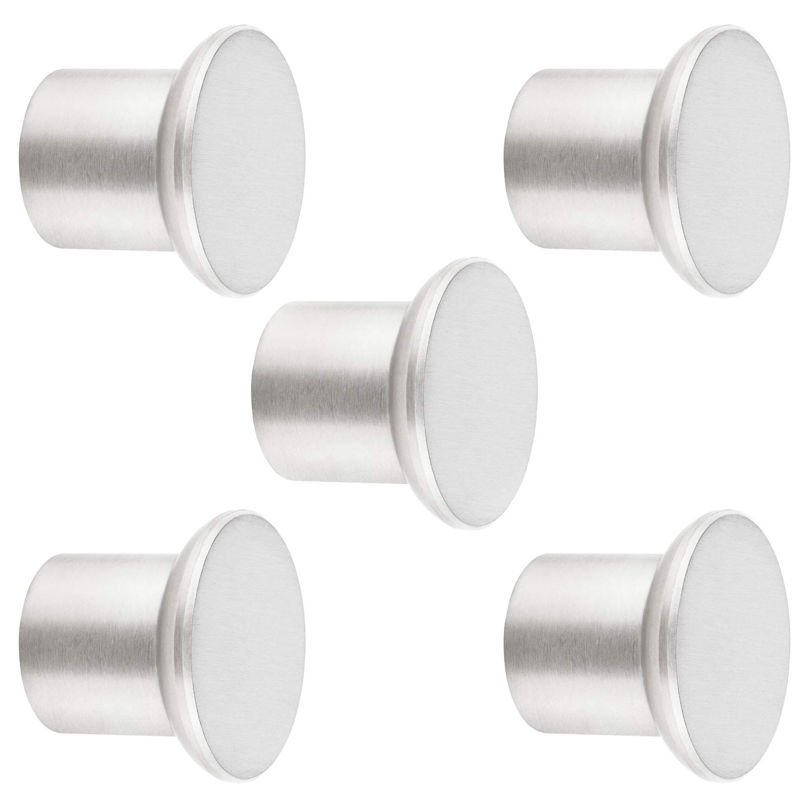 10 Pièces Boutons De Meubles EK13 30 Mm Acier Inoxydable Brossé