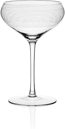 Miniatura 7 de Mikasa Cheers Coupe - Copas de champán de cóctel, 15 onzas, juego de 4, transparentes