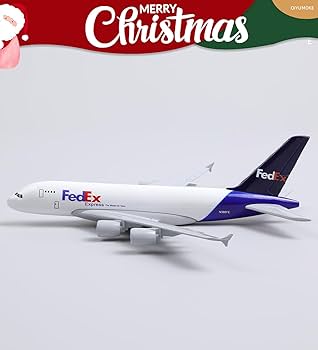 Amazon.com: QIYUMOKE 1/400 A380 Model Plane for FedEx Diecast