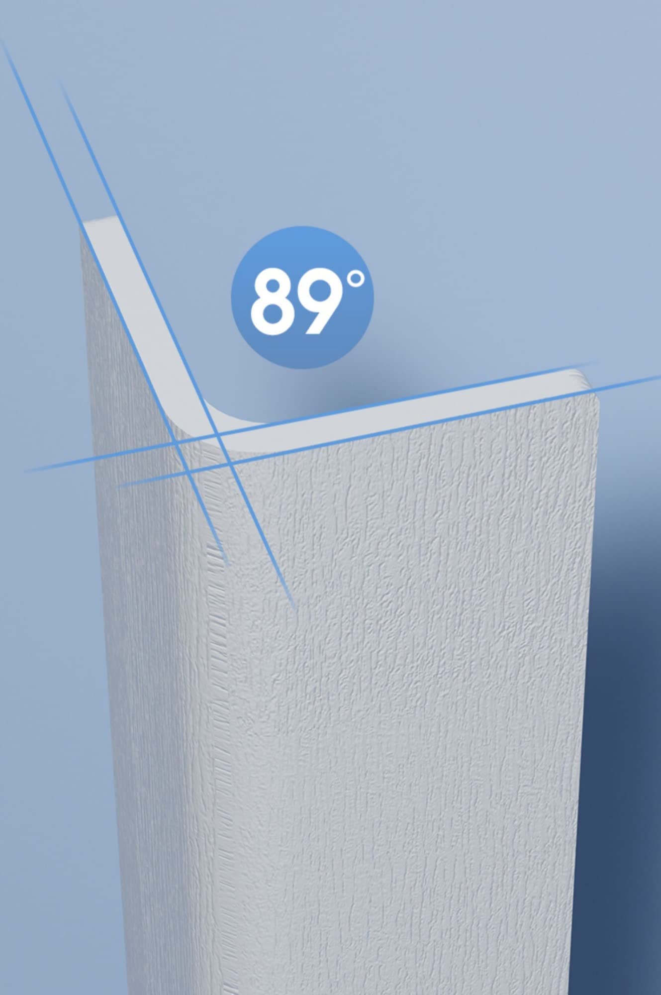 Esquineras pared Protector de esquinas adhesivo para paredes, tira de PVC resistente de 1,2 m (47,24 pulgadas) de largo, protector de esquinas anticolisión, protector de bordes para desconchones de p