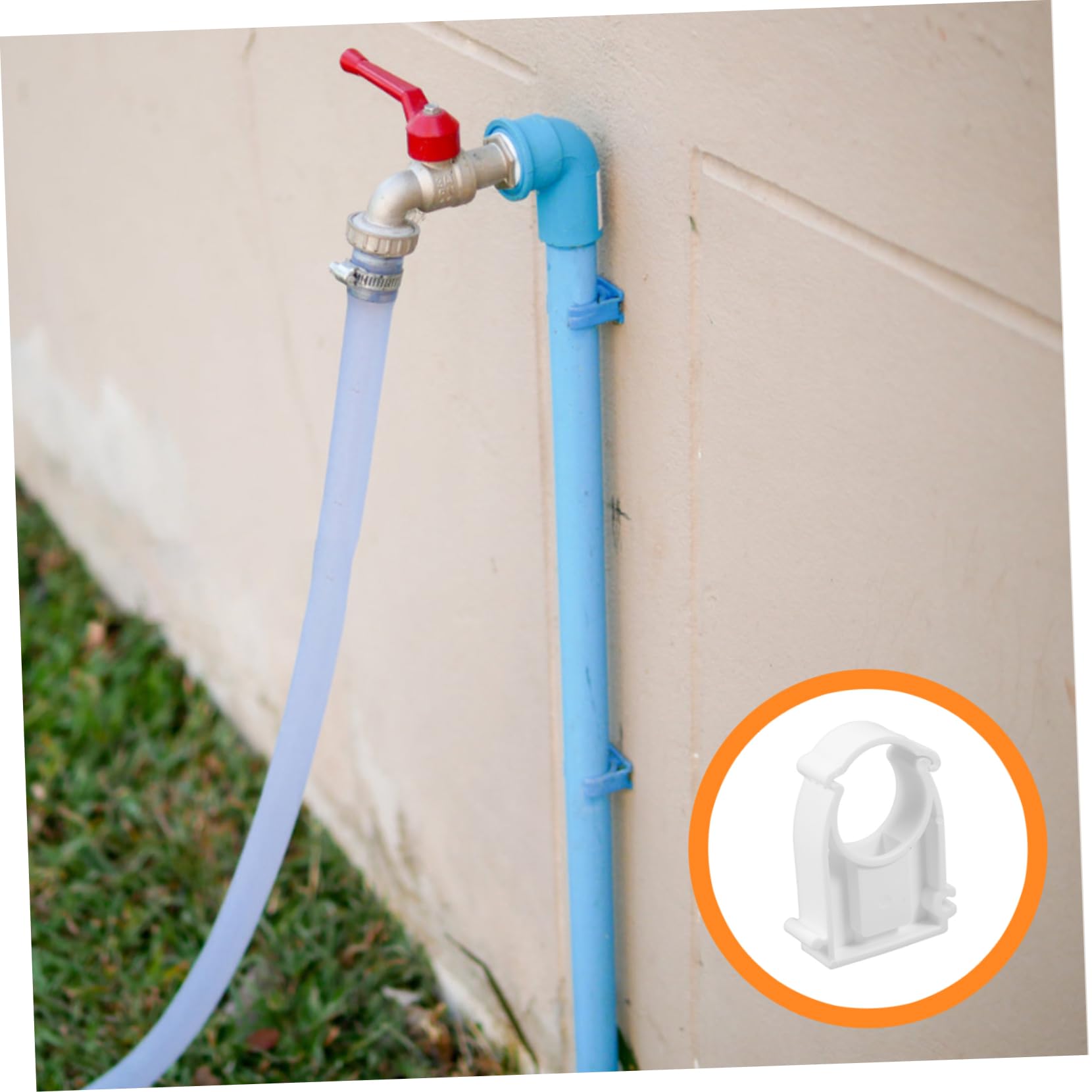 AUTSUPPL 100pcs Pipe Clamps Versatile Hose Holders for Home Industry Applications Leakproof Connection for Projects Use