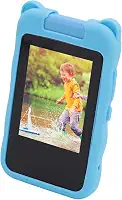 Fabater Brinquedo de Telefone Inteligente 48MP 1080P Câmera Giratória Leitor de Música para Crianças, Tela Sensível Ao Toque Brinquedo de Telefone de Aprendizagem Com Capa de Silicone