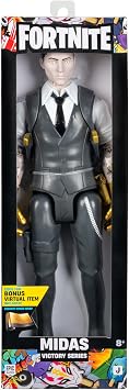 Fortnite FNT1609 Victory Midas 30 cm Action Figure with Code for Virtual Bonus Items