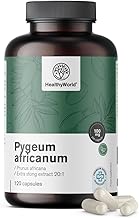 Pygeum - African Plum Extract (Pygeum Africanum) - 100mg Extract 20:1 Per Capsule - 120 Vegetable Capsules - Vegetarian - Support for Men - 4 Month Supply