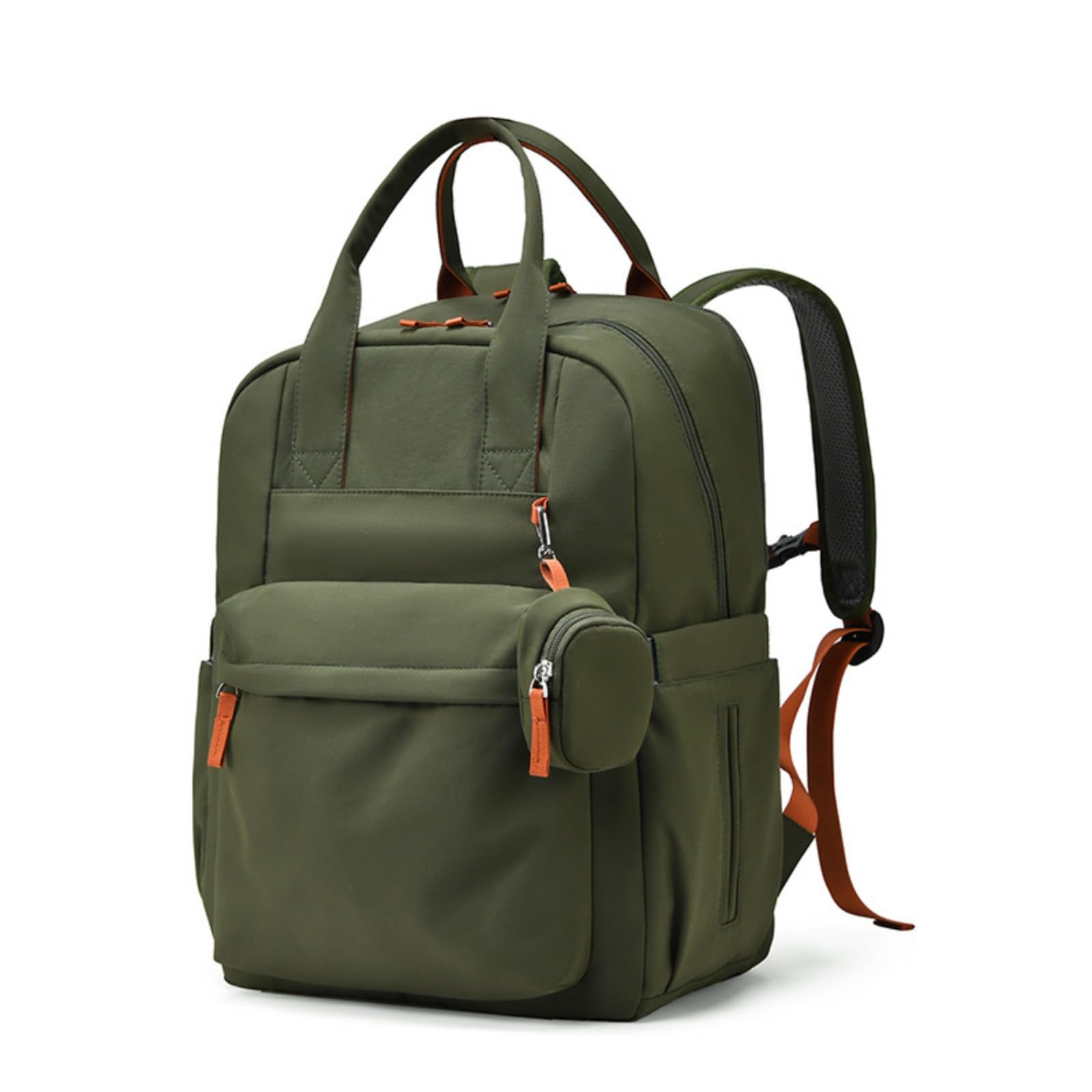 Sac à à Langer Sac à Couches Sac de Maternité Rangement Organisé avec Grande Ouverture et Poches Latérales Fermetures Zippées Pratiques Adapté aux, Vert, Vert