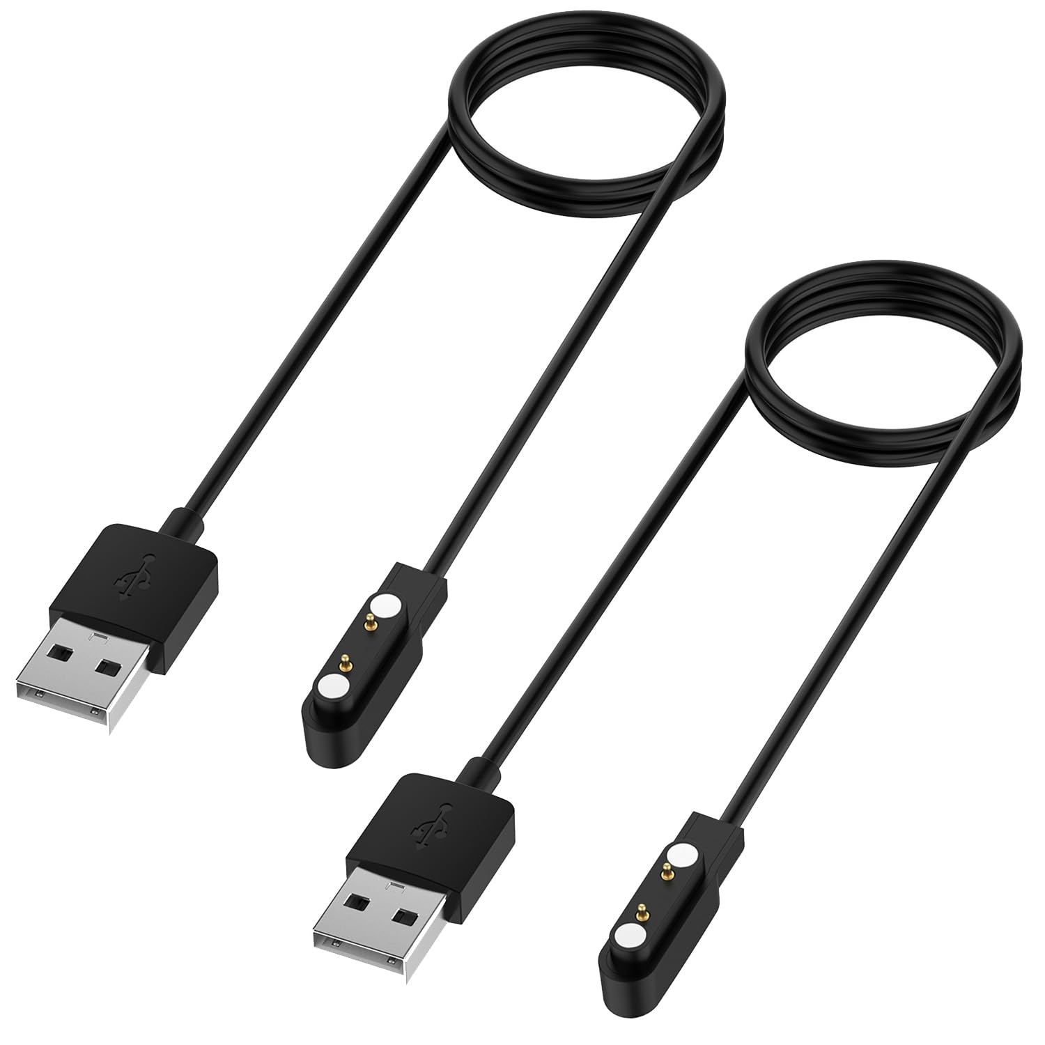 TenCloud 2Pack Charger Compatible with Xplora XGO 2(Not for XGO 3) Charging Cable Replacement Smartwatch Charger Intended for Xplora XGO 2 Charger Cord-60cm