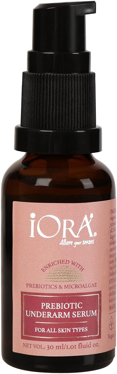 Prebiotic Underarm Serum, for Dark Underarms - 30ml, powered by Neem, Green Tea & Essential Oils | for Brightening, Reducing Pigmentation & Underarm Odour | For Men & Women