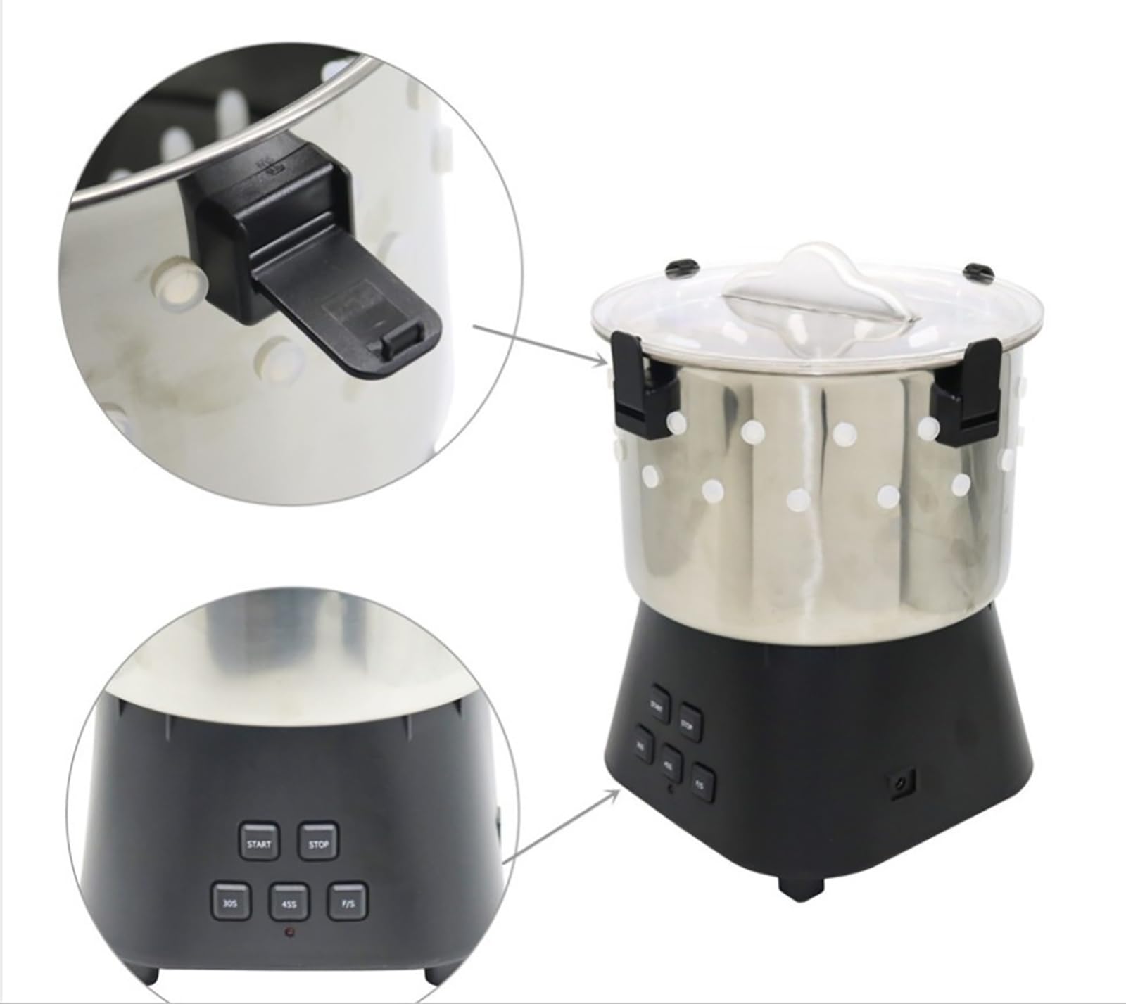 Máquina desplumadora de pollo, extracción eléctrica de plumas de aves de corral de acero inoxidable para cultivo de pollos y patos
