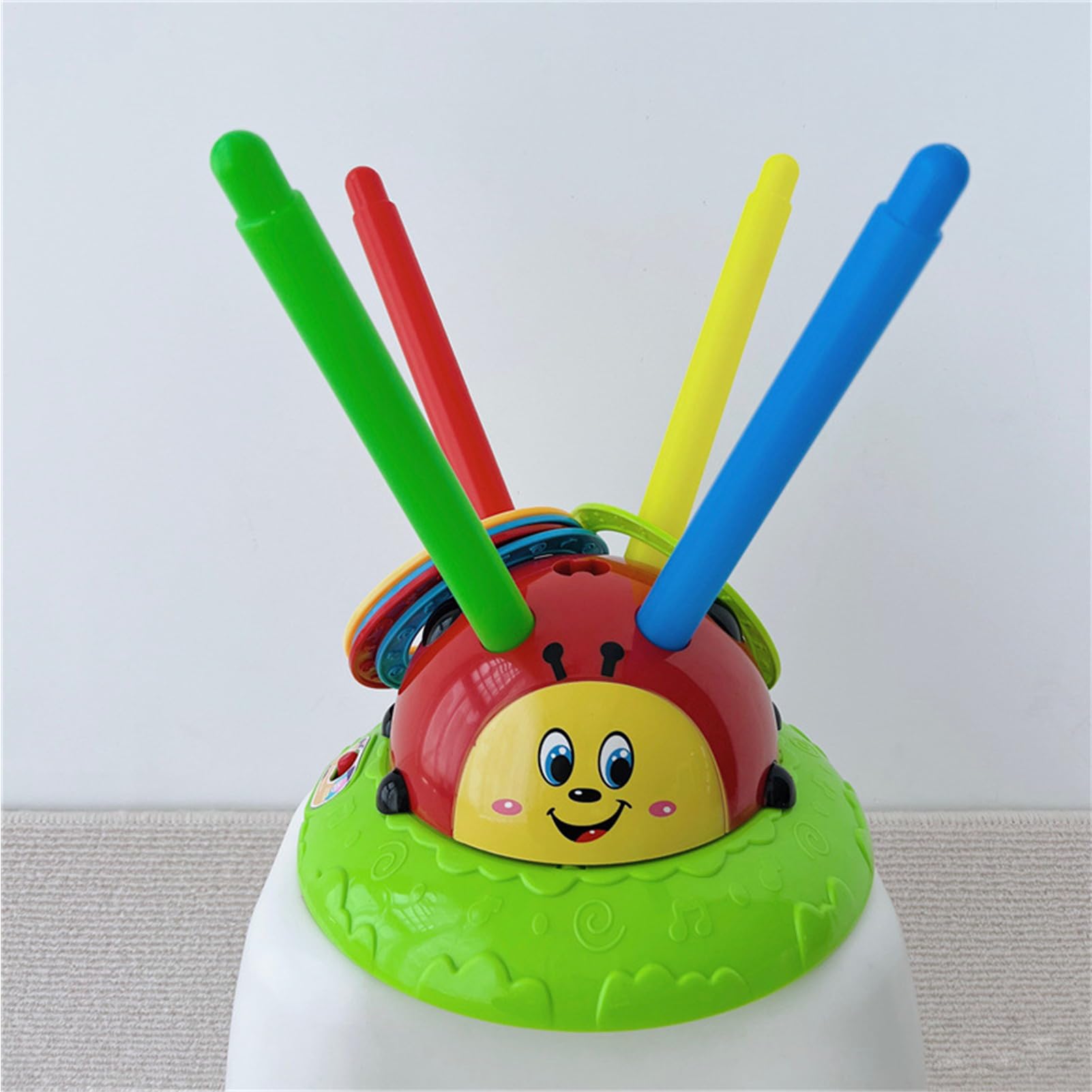 Jump N Toss musical 2 en 1, juegos al aire libre para niños pequeños