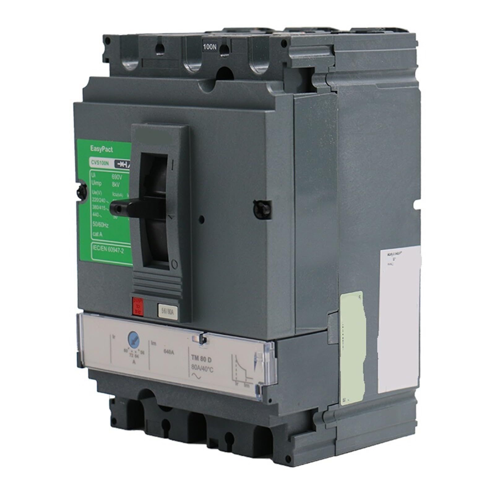 CVS100N 3P TMD100A(16a) disjoncteur boîtier moulé haute coupure