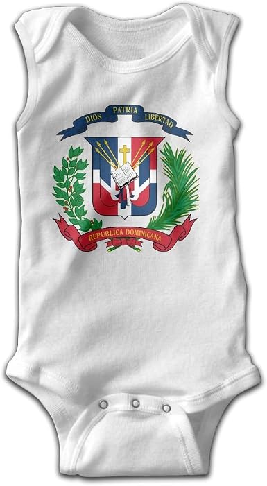 Amazon.com: PPF \u0026 yr6 bebé niños niñas ropa Body de bandera de República  Dominicana, sin mangas, 12 meses, Blanco : Ropa, Zapatos y Joyería