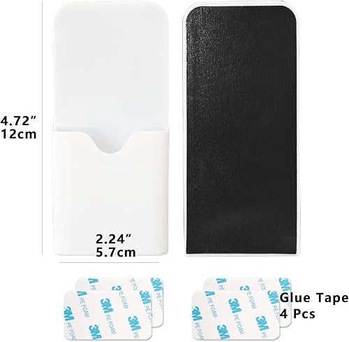 Miniatura 2 de noonebutyou 2 soportes magnéticos para rotuladores de montaje en pared, para pizarra blanca, nevera, pizarra blanca, autoadhesivo, para el hogar, la