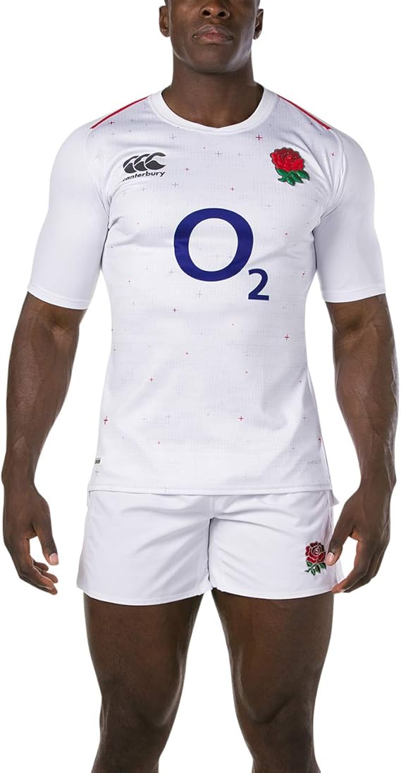 Maillot Rugby Canterbury Angleterre 2019 - Blanc - Taille L Homme