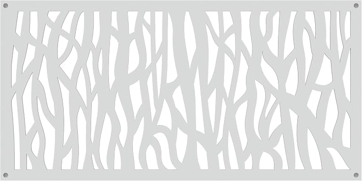 Freestyle 2x4 Sprig Decorative Screen, White