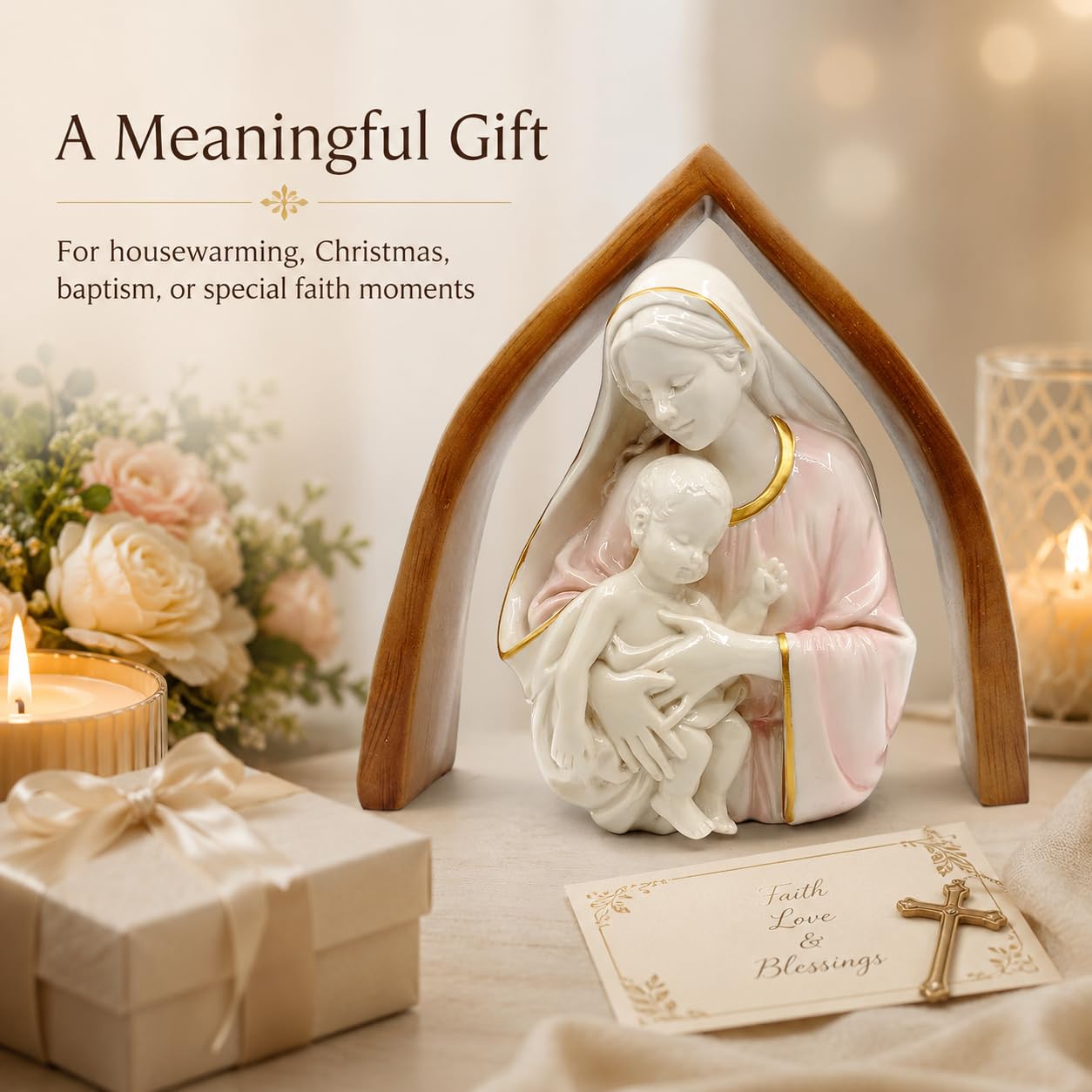 Amazon.com: Comfy Hour 12 Inch Virgin Mary Statue, Madonna and