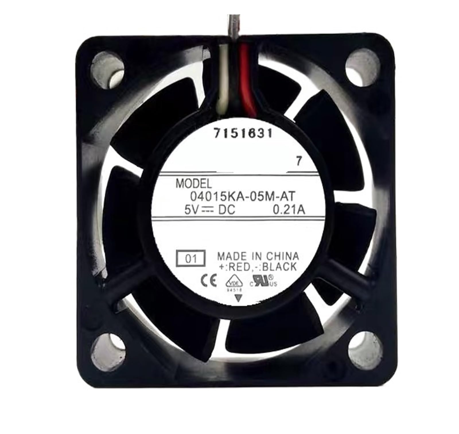 04015KA-05M-AT 40mm 4cm DC 5V Cooling Fan 40X40X15mm 0.21A 3-Wire 3-Pin
