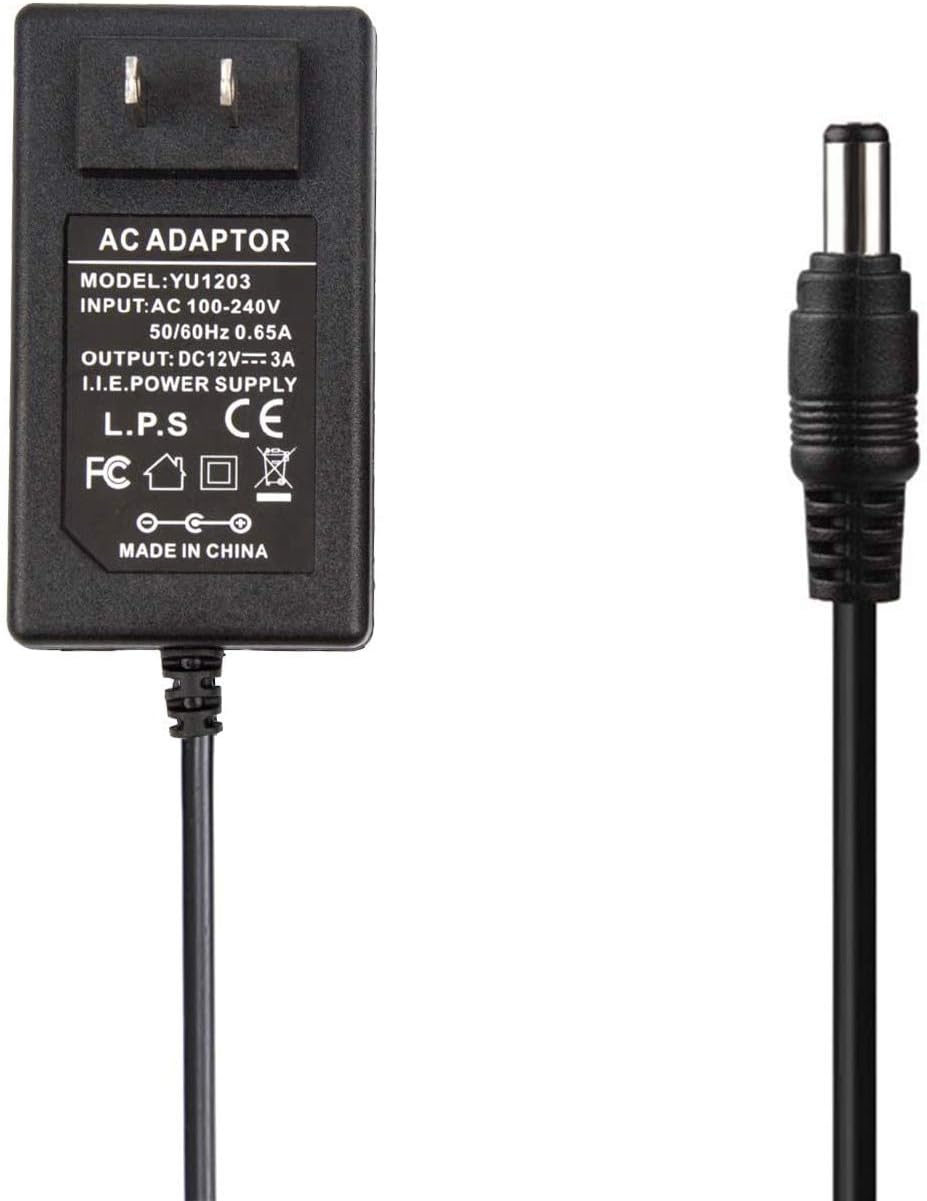 AC DC 12V Power Supply Adapter Charger for Lorex BX1202500 BX 1202500 LHV210800 Juniper Networks EADP-30FB MA-PWR-30W-US AUDIOVOX TESA2-1202500, Wireless-AC and Wireless-N Access Points wac510