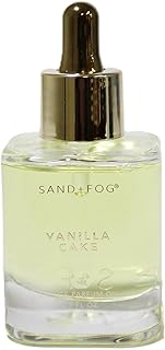 Sand and Fog Vanilla Cake Parfum Oil, 1.7 fl oz, Glass Dropper Bottle