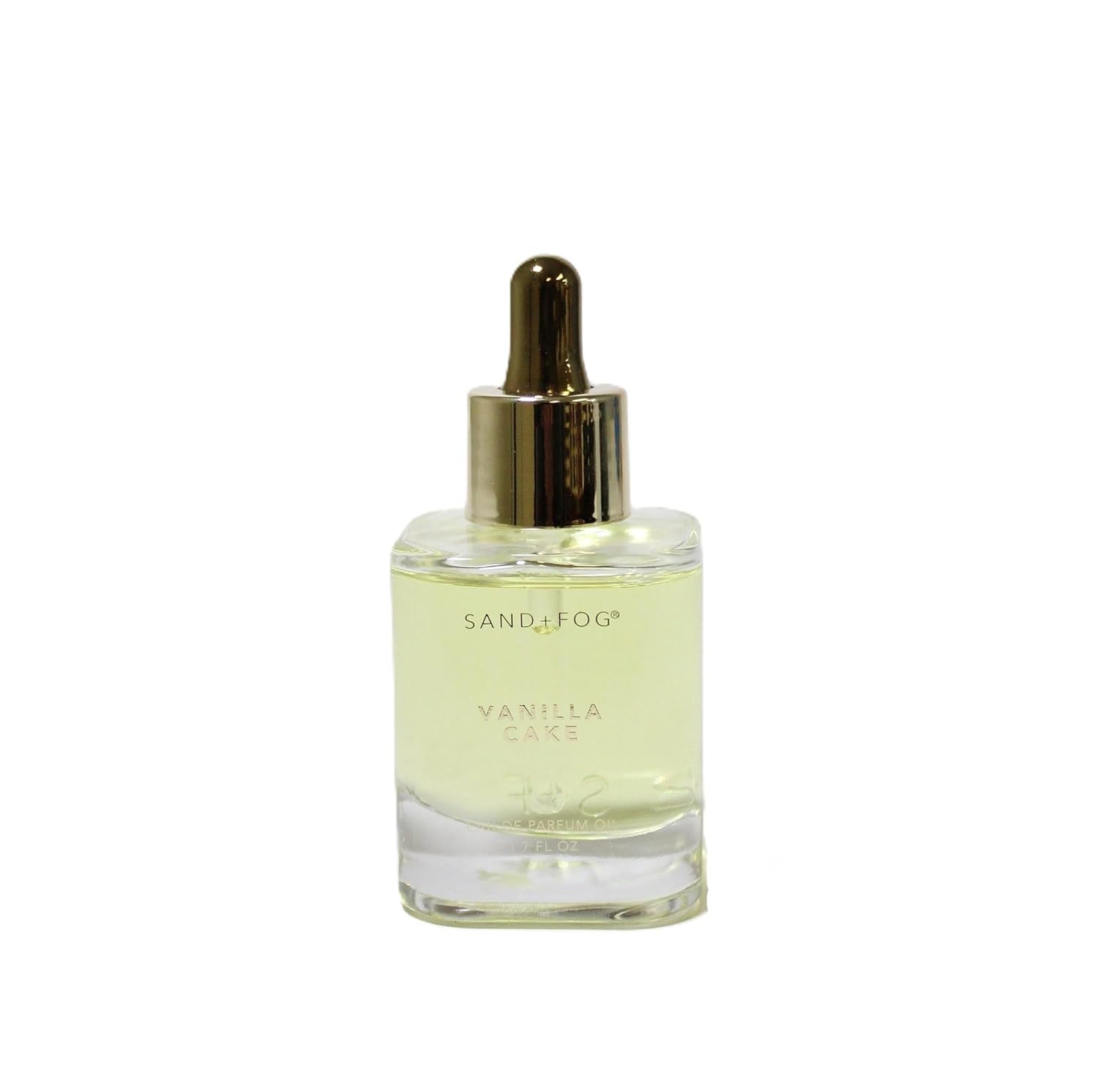 Sand and Fog Vanilla Cake Parfum Oil, 1.7 fl oz, Glass Dropper Bottle