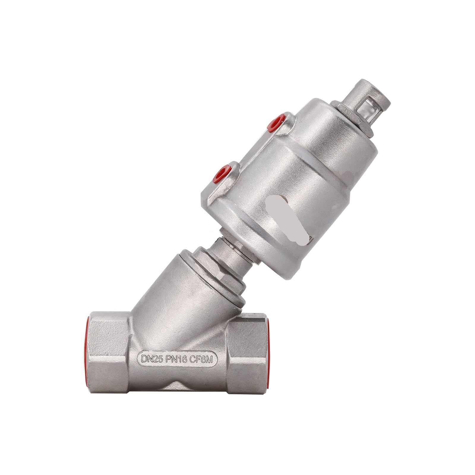 Valve de siège pneumatique inox 1-1/2 évite les fuites de pression industrielle à 16 bars