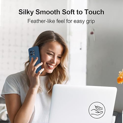 Miniatura 6 de GiiYoon Funda de silicona compatible con OnePlus 11, funda de cuerpo completo para teléfono suave y sedosa con protección de cámara, funda a prueba