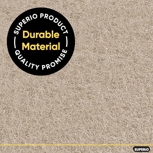 Image of Superio Scouring Pad Pack of 12 - Non-Scratching Natural Sisal Cleaning Scrub Pads, Eco-Friendly Resuable Kitchen Scrubbing Pads