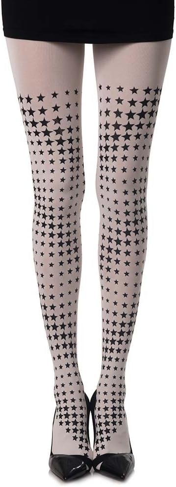 Cream Diamonds In The Sky Tights